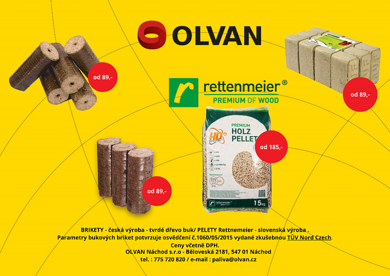 Dřevěné brikety 2026